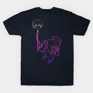 NGE! Shinji Ikari chair Kaworu balloon essential messed up gradient shirt for fans T-Shirt